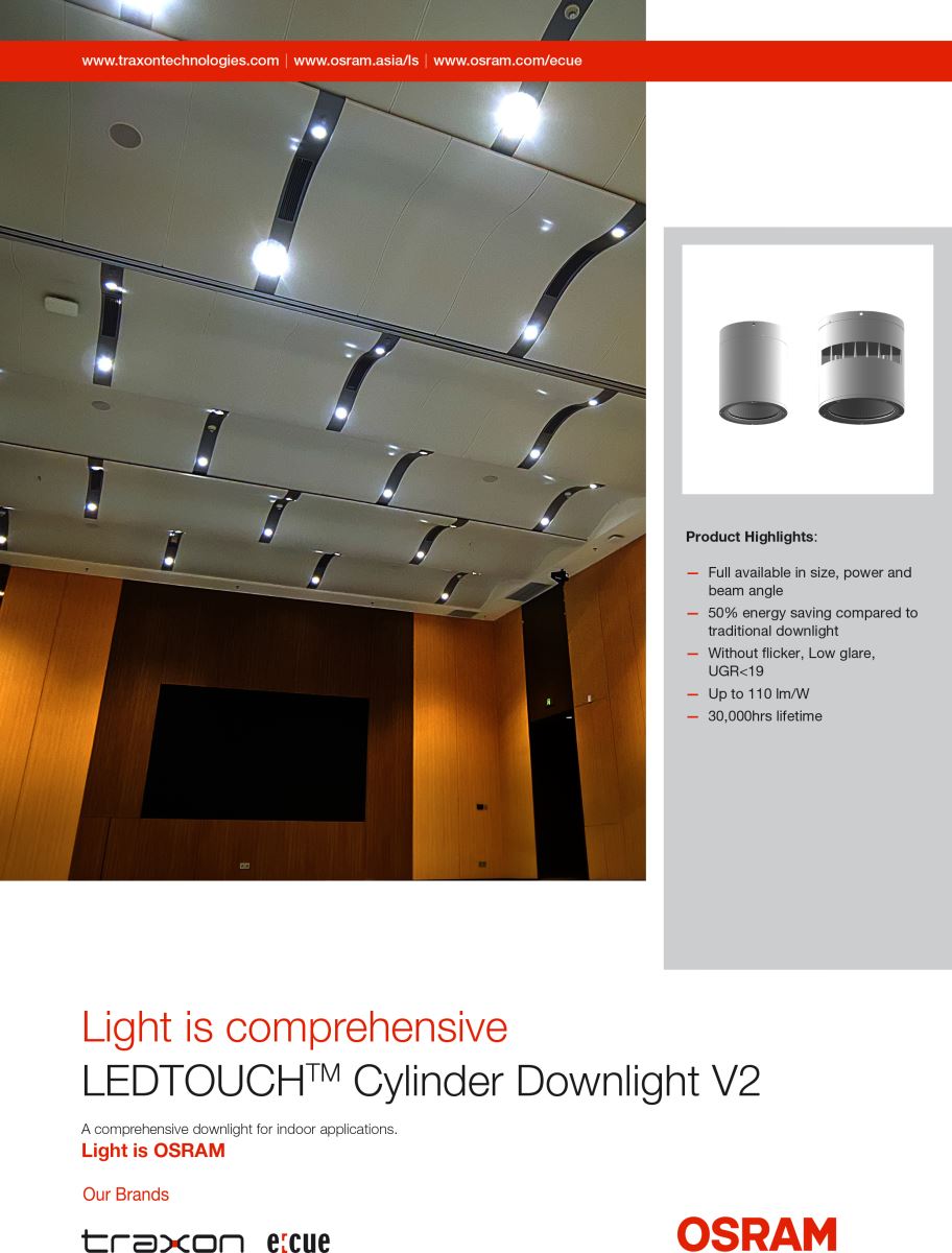 Đèn LEDTOUCH Cylinder Downlight V2