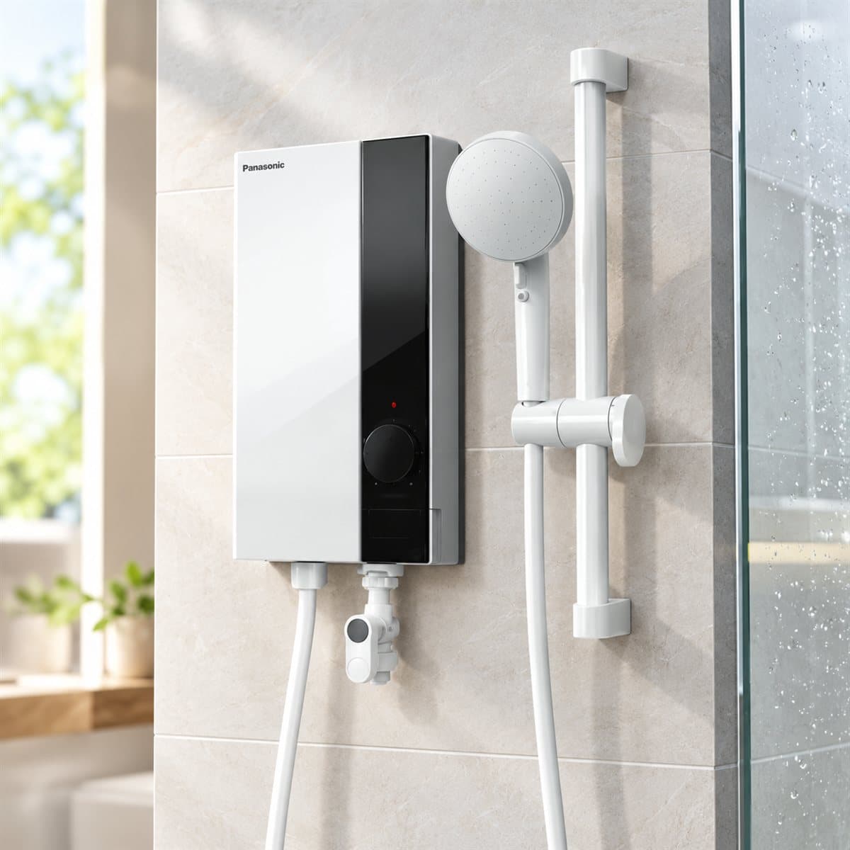 Máy nước nóng trực tiếp U Series Panasonic đã lắp đặt trong nhà