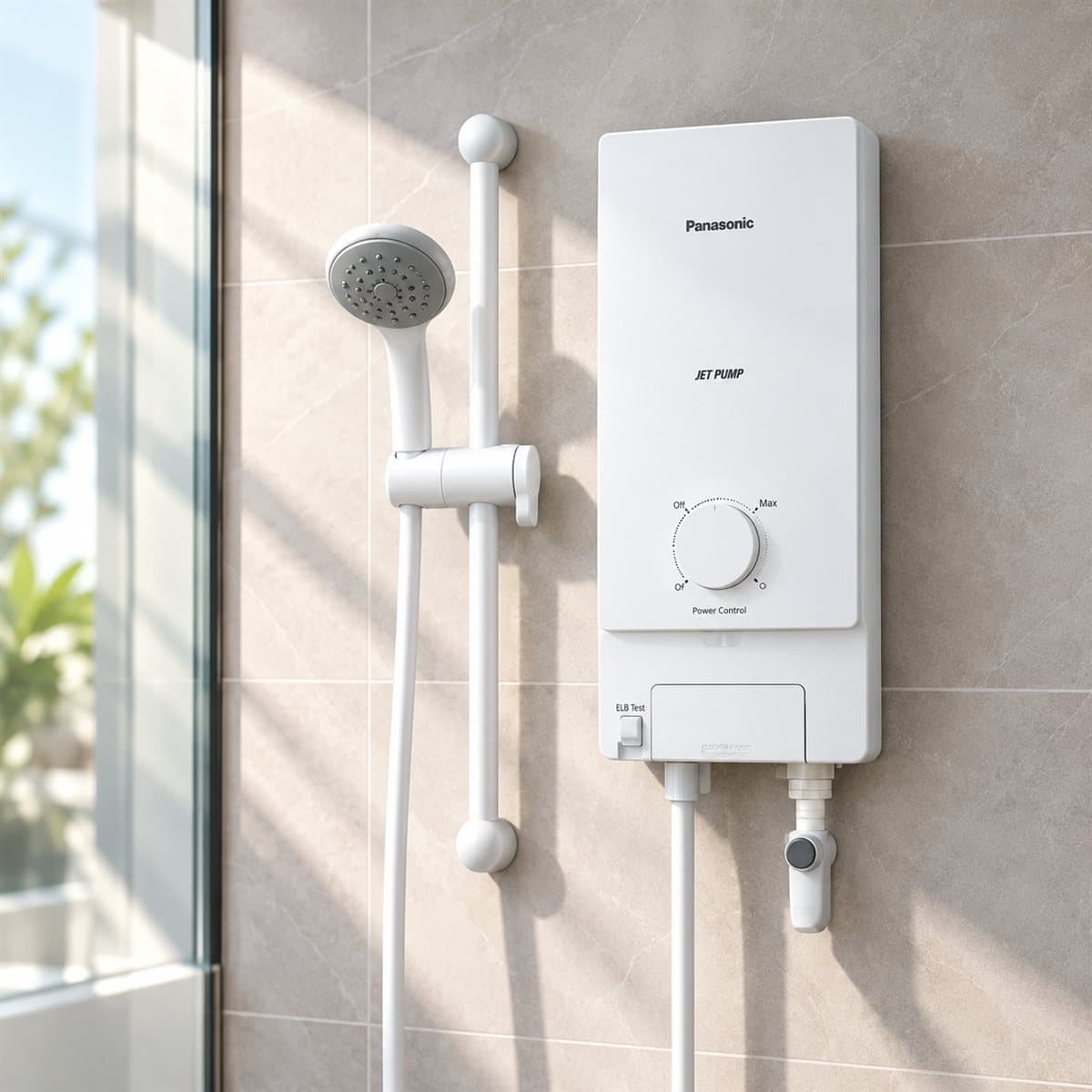 Máy nước nóng trực tiếp dòng tiêu chuẩn Panasonic đã lắp đặt trong nhà