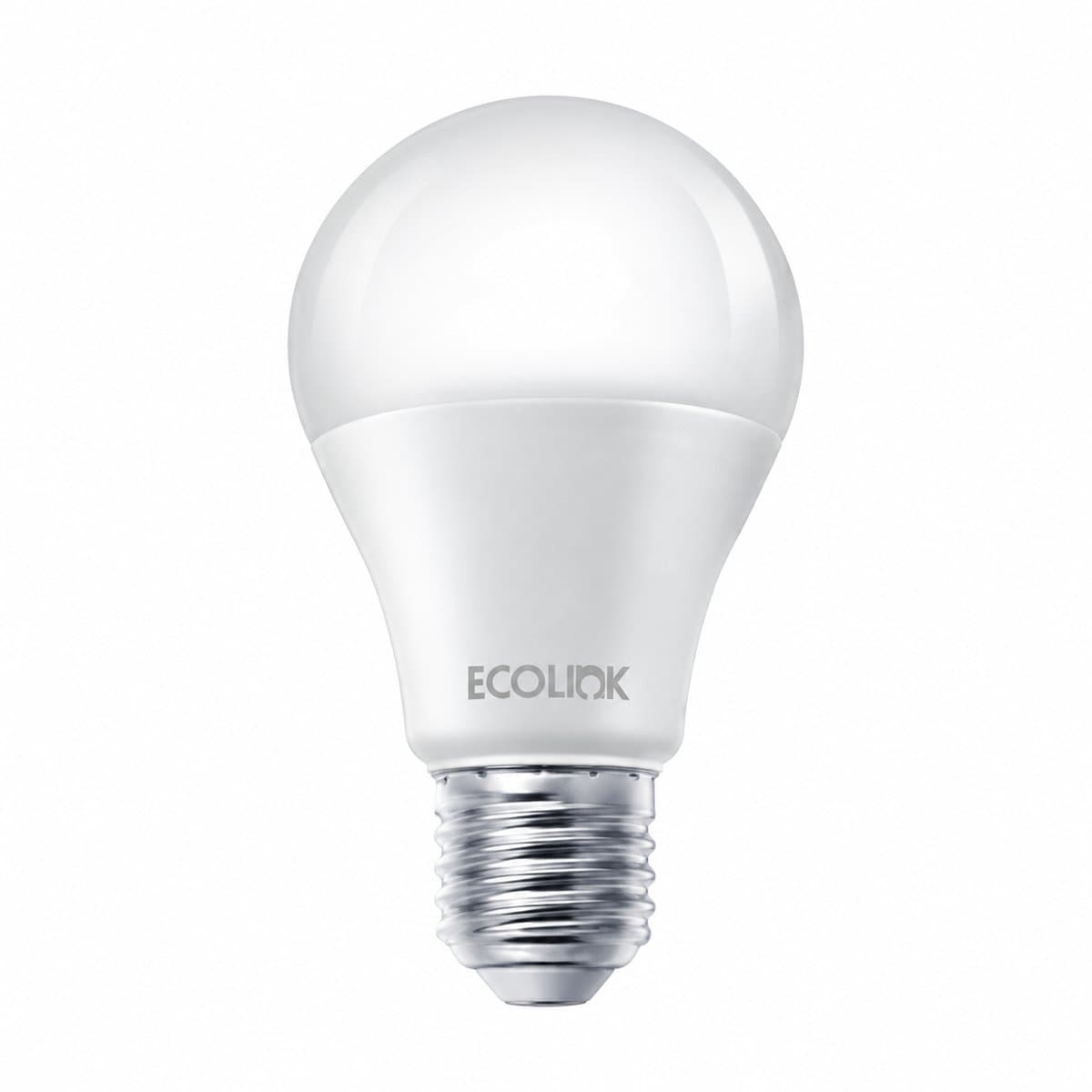 Bóng LED Bulb EcoLink trên nền trắng, ảnh sản phẩm chính diện
