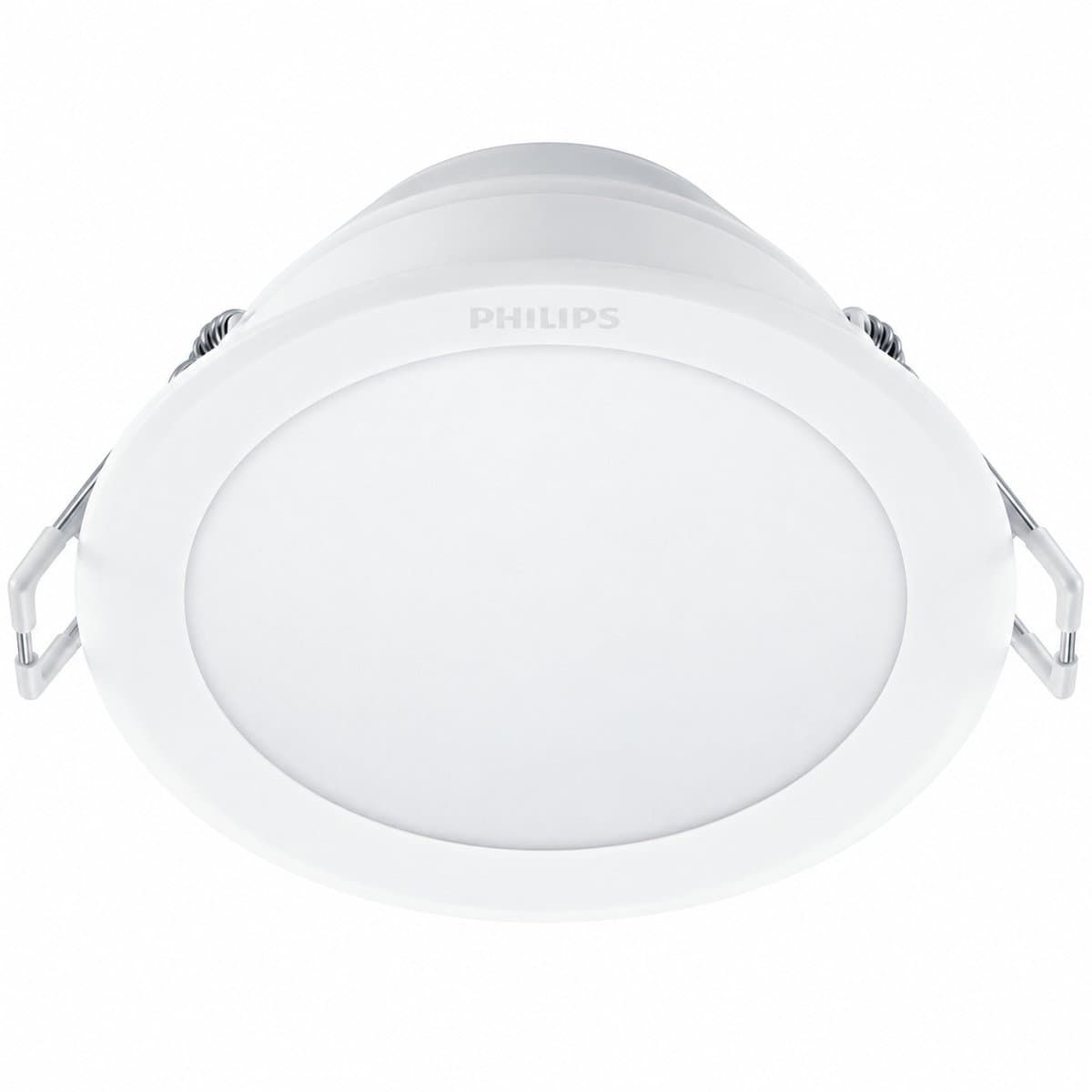 Đèn LED âm trần Meson IO Philips trên nền trắng, ảnh sản phẩm chính diện