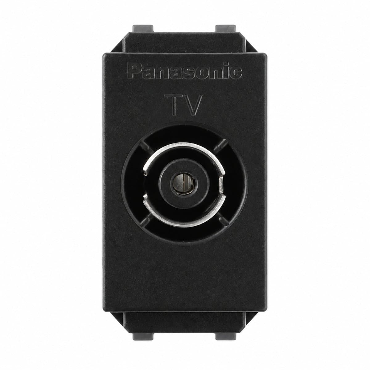 Ổ cắm TV Gen-X Panasonic trên nền trắng, ảnh sản phẩm chính diện
