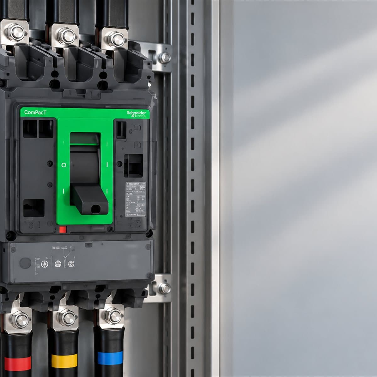 MCCB ComPacT NSX400/630 F cố định Schneider đã lắp đặt trong nhà