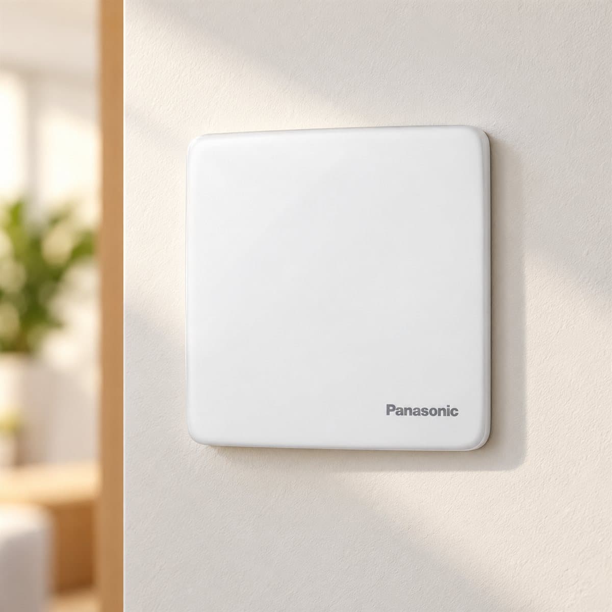 Mặt vuông kín đơn Minerva Panasonic đã lắp đặt trong nhà
