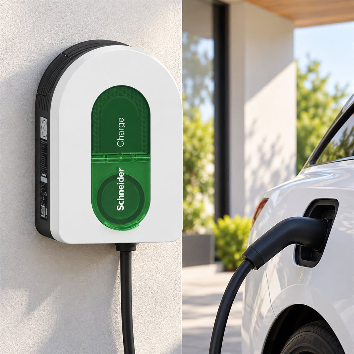 Trạm sạc xe điện Schneider Charge Schneider đã lắp đặt trong nhà