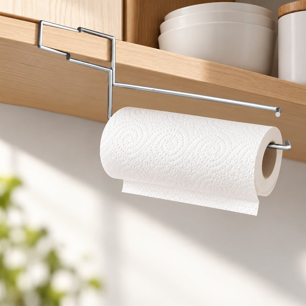 Kẹp giữ rơ le kim loại RXZ Schneider đã lắp đặt trong nhà