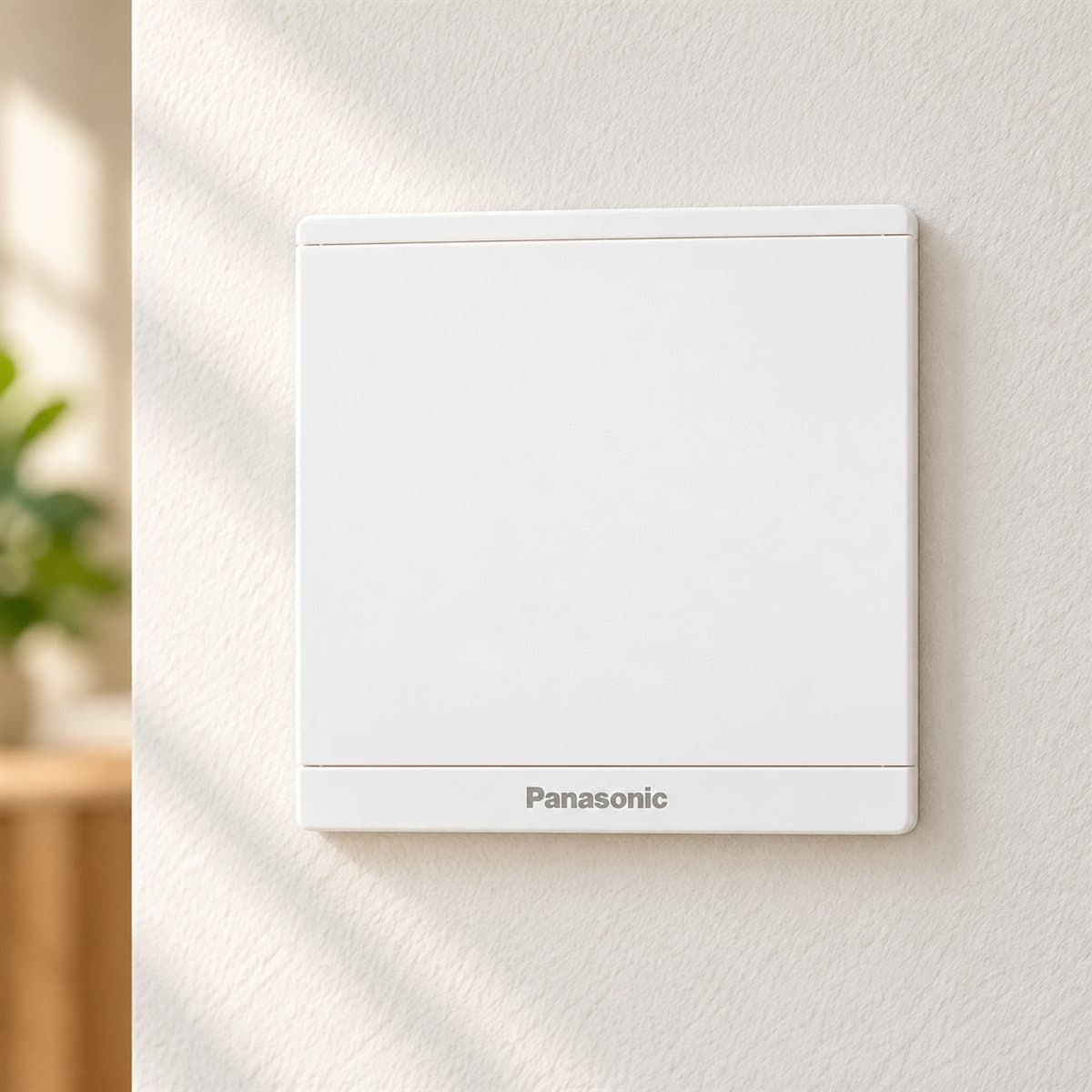 Mặt vuông kín đơn Moderva Panasonic đã lắp đặt trong nhà