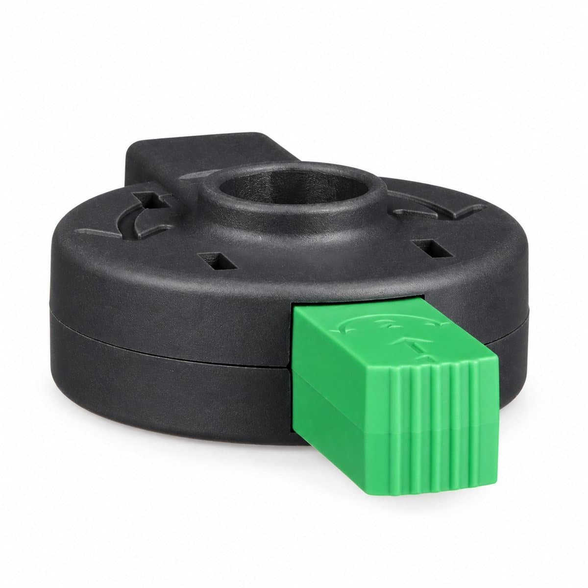 Trục thao tác mở cửa tủ cho MCCB ComPacT NSXm Schneider trên nền trắng, ảnh sản phẩm chính diện