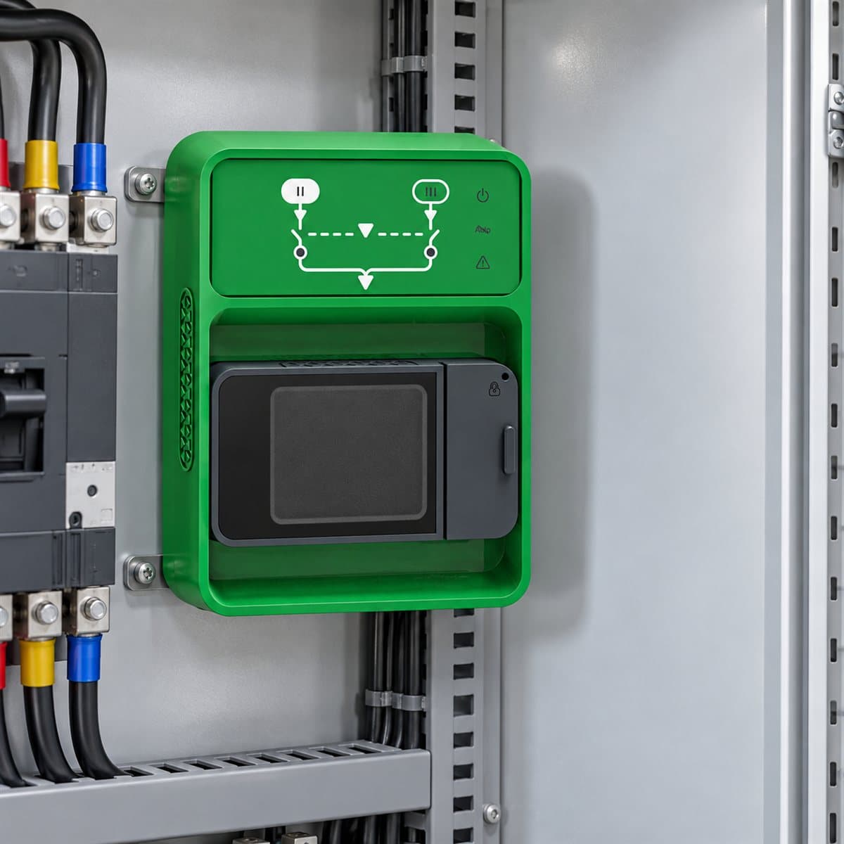Màn hình HMI rời cho TransferPacT Schneider đã lắp đặt trong nhà