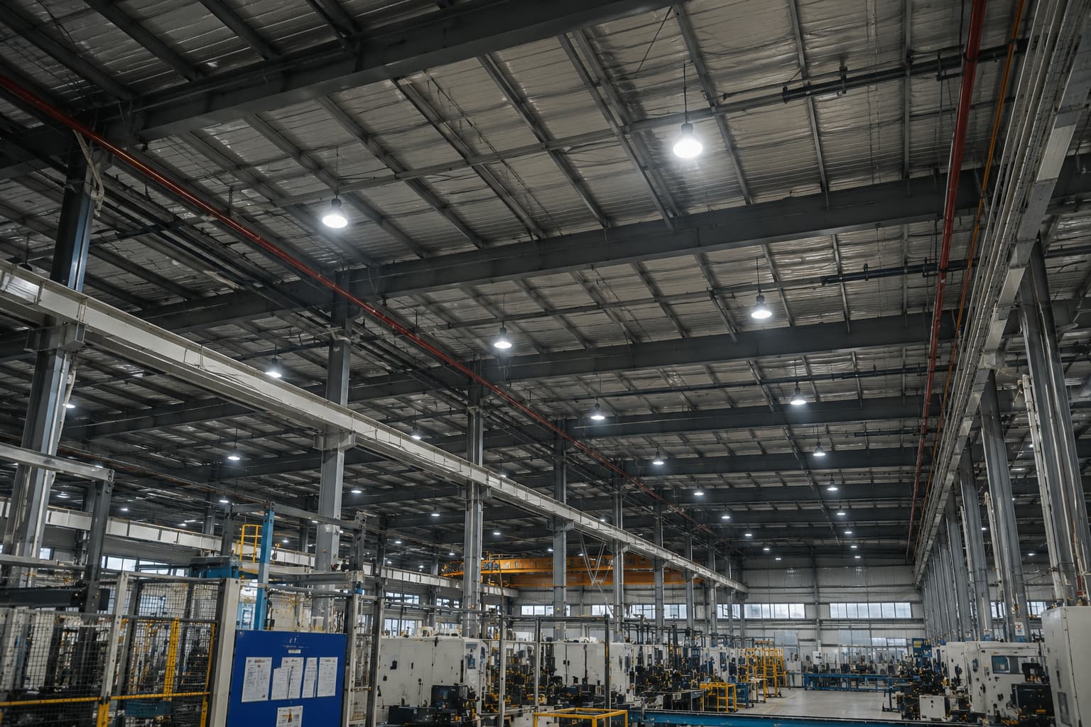 Hiệu quả của đèn LED Highbay được quyết định bởi sự kết hợp giữa hiệu suất, góc chiếu, chất lượng driver và điều kiện vận hành thực tế.