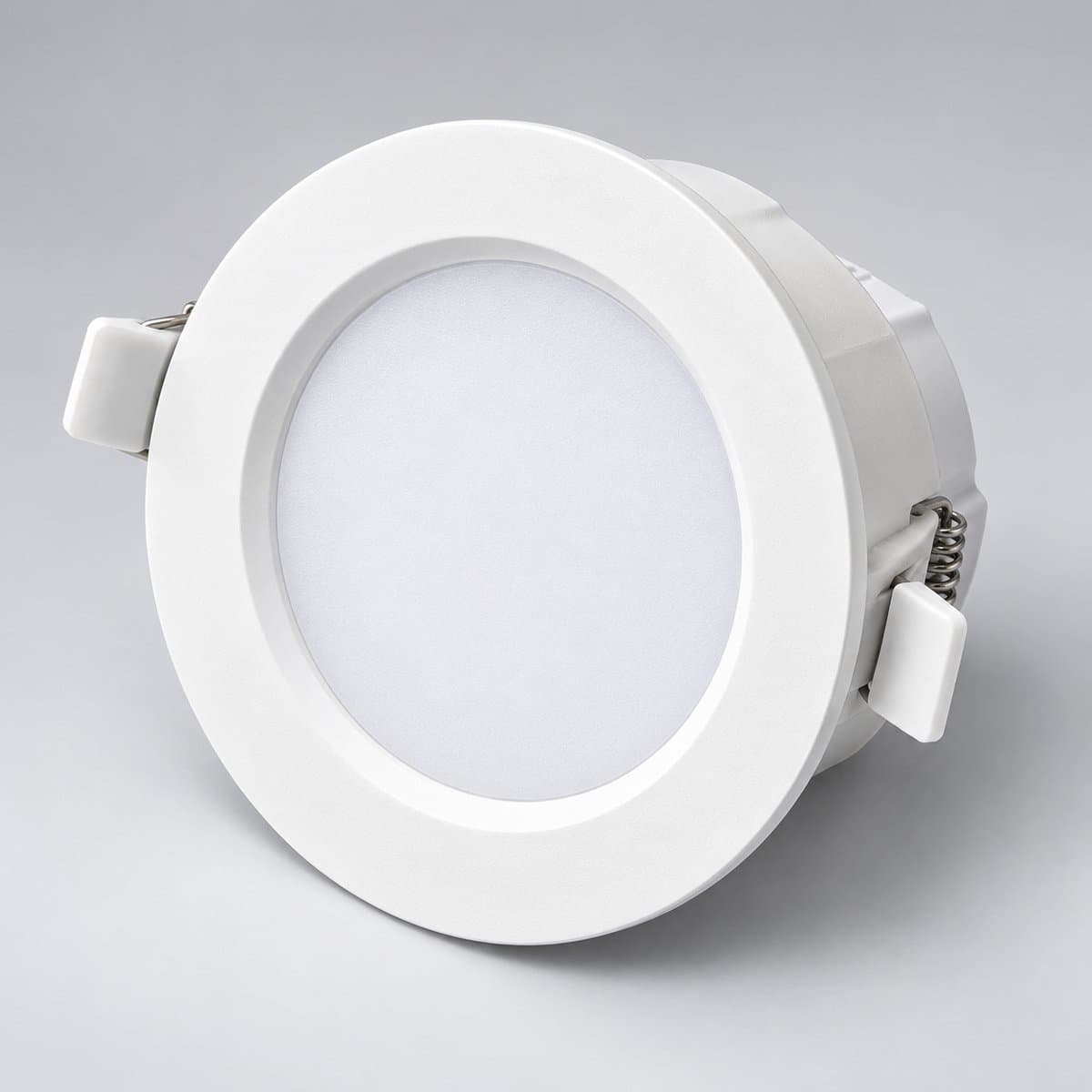 Đèn LED spotlight ESL190 EcoLink chụp góc nghiêng 3/4, thấy rõ thân và cạnh bên