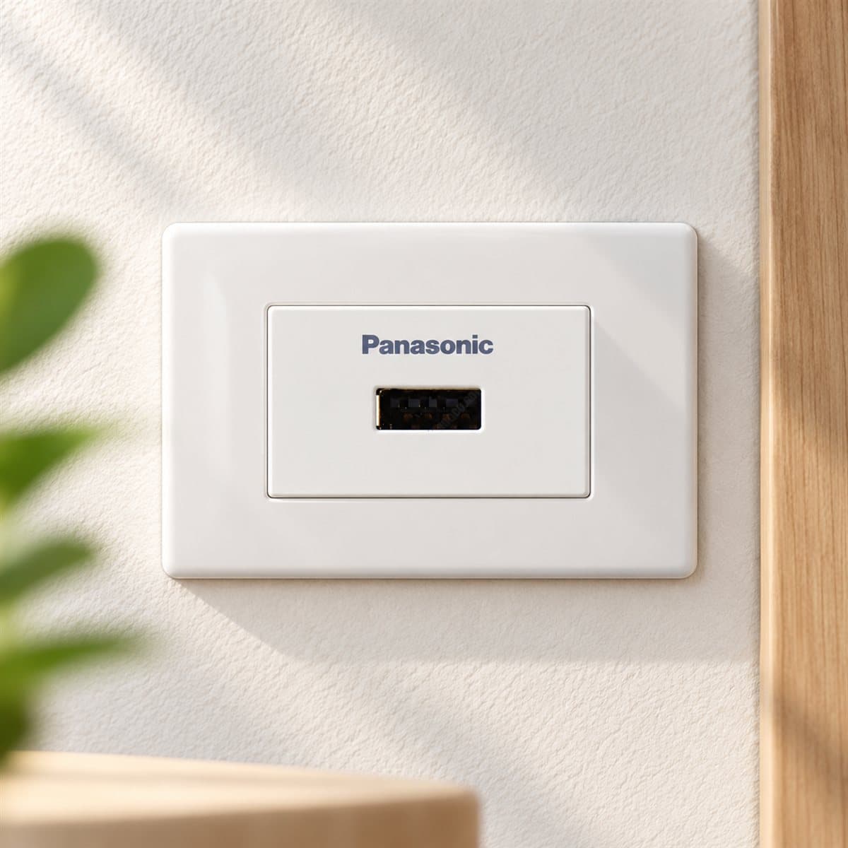 Ổ cắm USB 1 cổng Full Color Wide Panasonic đã lắp đặt trong nhà