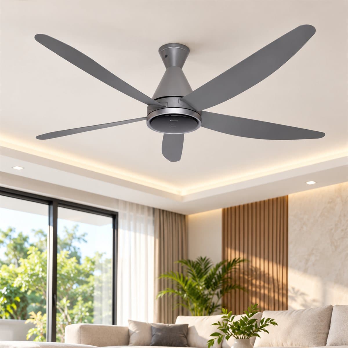 Quạt trần F-60HAN Panasonic đã lắp đặt trong nhà