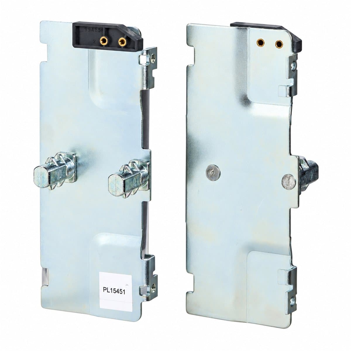 Tấm bên khung kéo rút cho CB ComPacT NSX Schneider trên nền trắng, ảnh sản phẩm chính diện