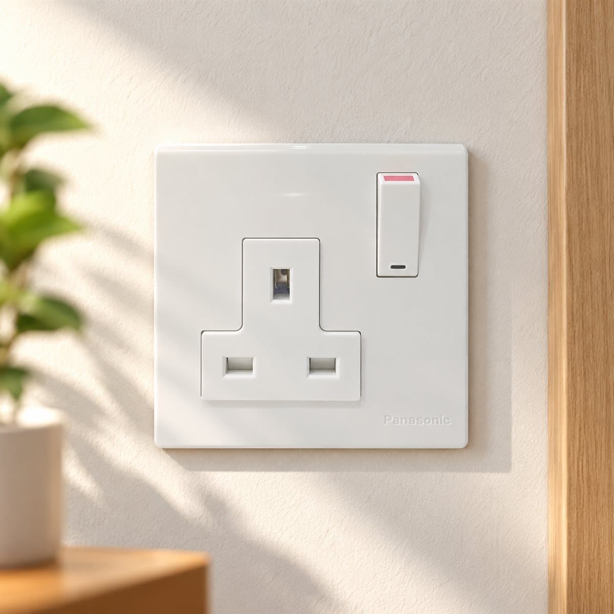 Bộ ổ cắm tiêu chuẩn BS Wide Panasonic đã lắp đặt trong nhà