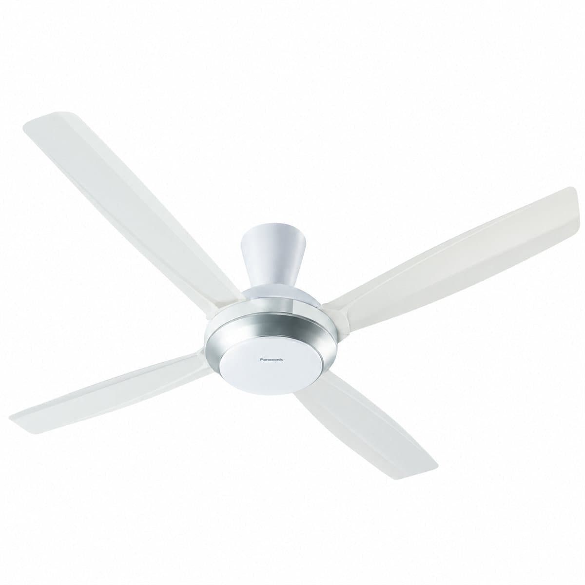 Quạt trần F-56XPG Panasonic trên nền trắng, ảnh sản phẩm chính diện
