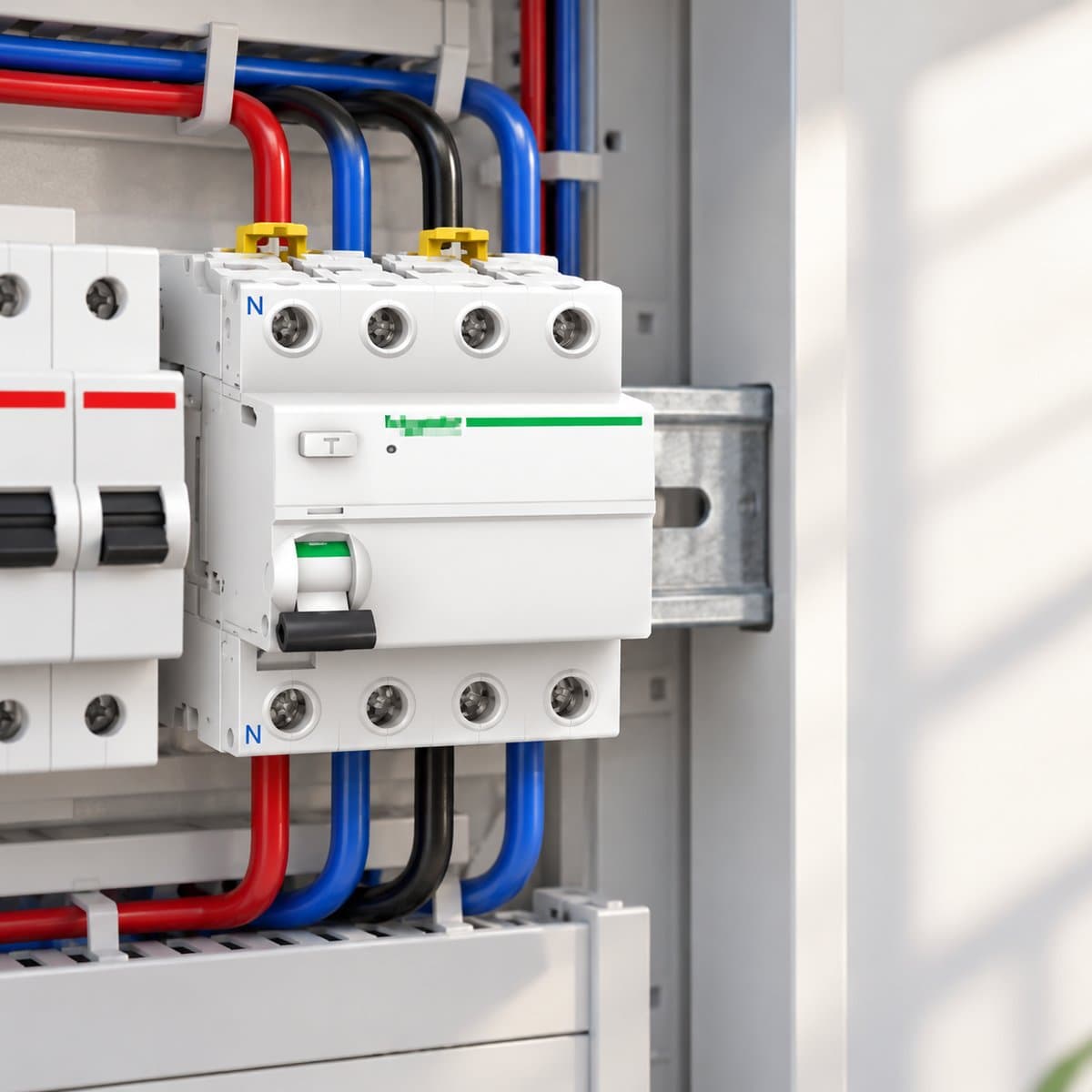 Cầu dao chống rò Acti9 RCCB và RCBO Schneider đã lắp đặt trong nhà