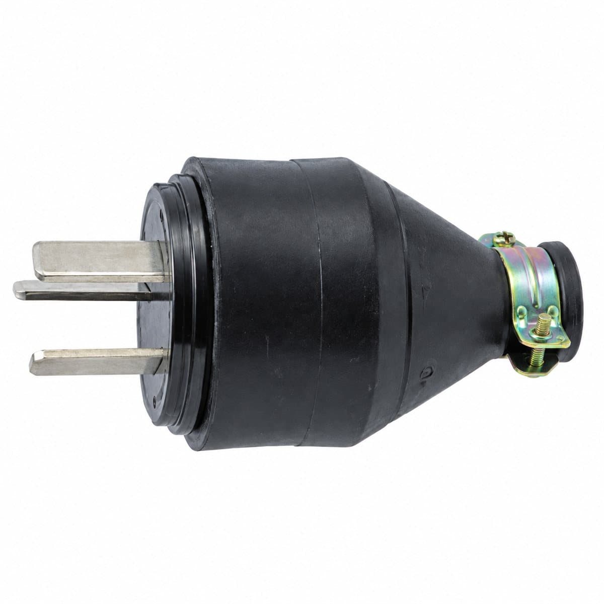 Phích cắm kín nước công nghiệp Panasonic trên nền trắng, ảnh sản phẩm chính diện