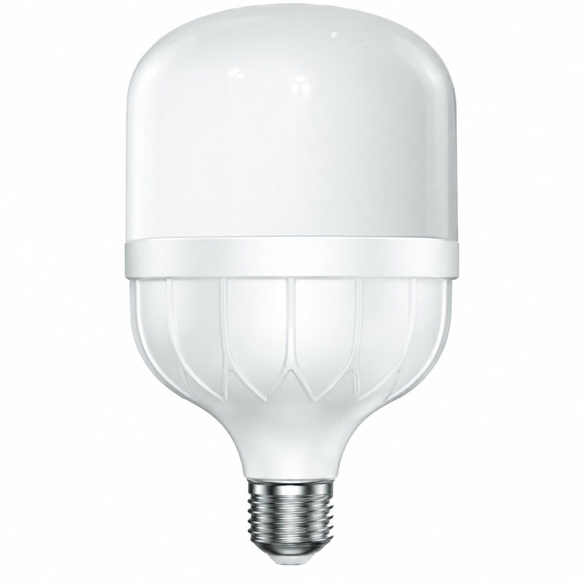 Bóng đèn LED bulb trụ E27 Lite Series Panasonic trên nền trắng, ảnh sản phẩm chính diện