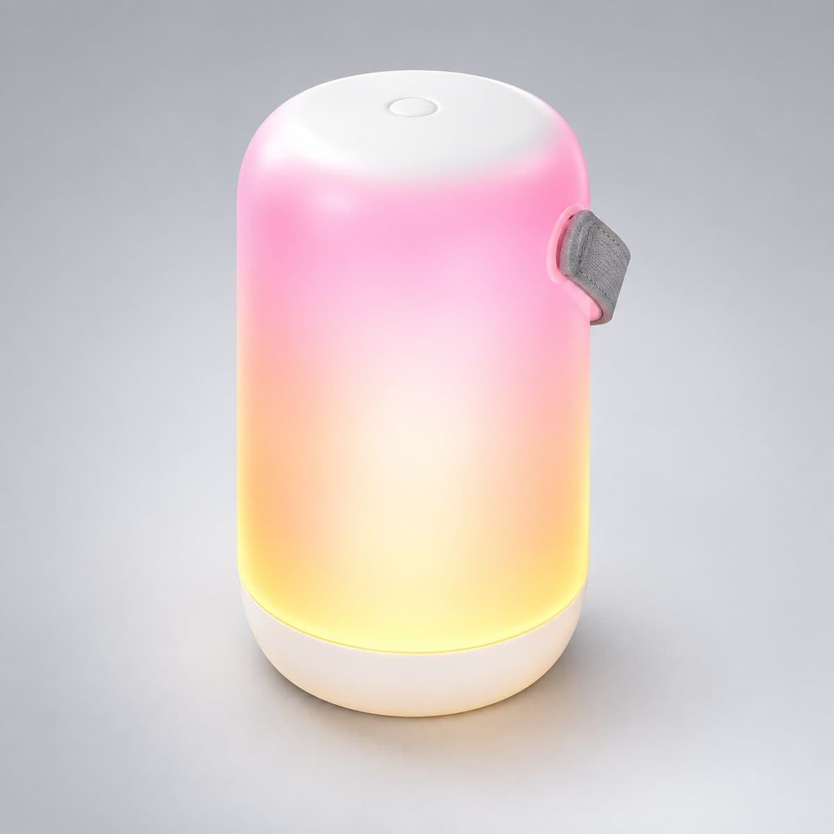 Đèn di động thông minh WiZ Mobile Portable Light chụp góc nghiêng 3/4, thấy rõ thân và cạnh bên