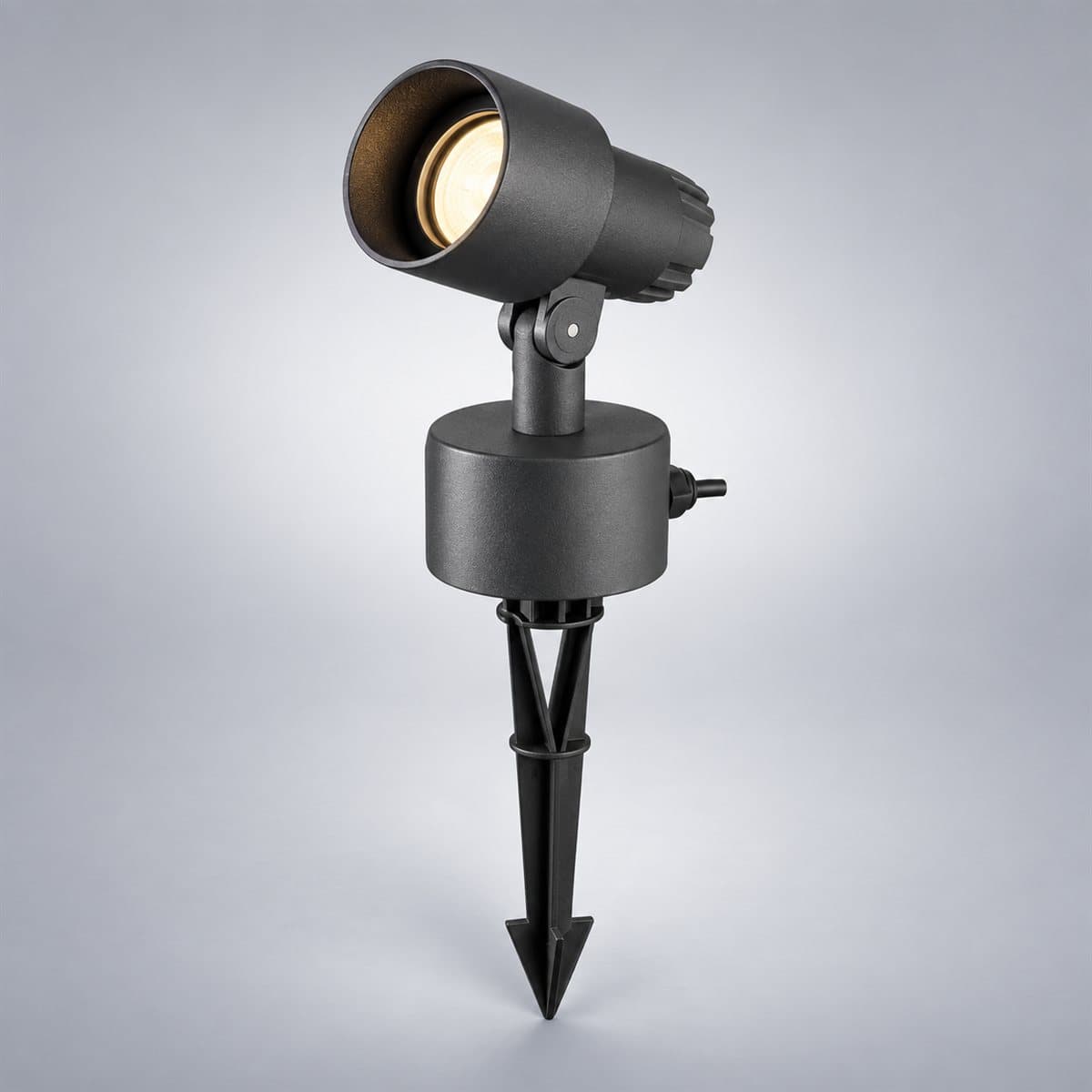 Đèn spotlight sân vườn LED NSP2862 Panasonic chụp góc nghiêng 3/4, thấy rõ thân và cạnh bên