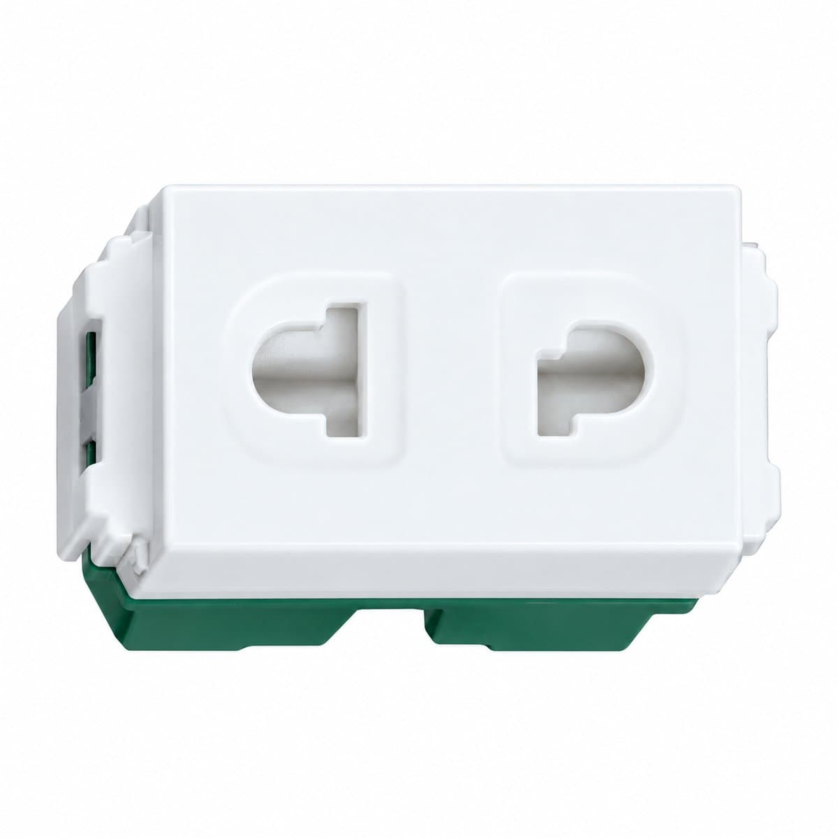 Ổ cắm Full Color Wide Panasonic trên nền trắng, ảnh sản phẩm chính diện