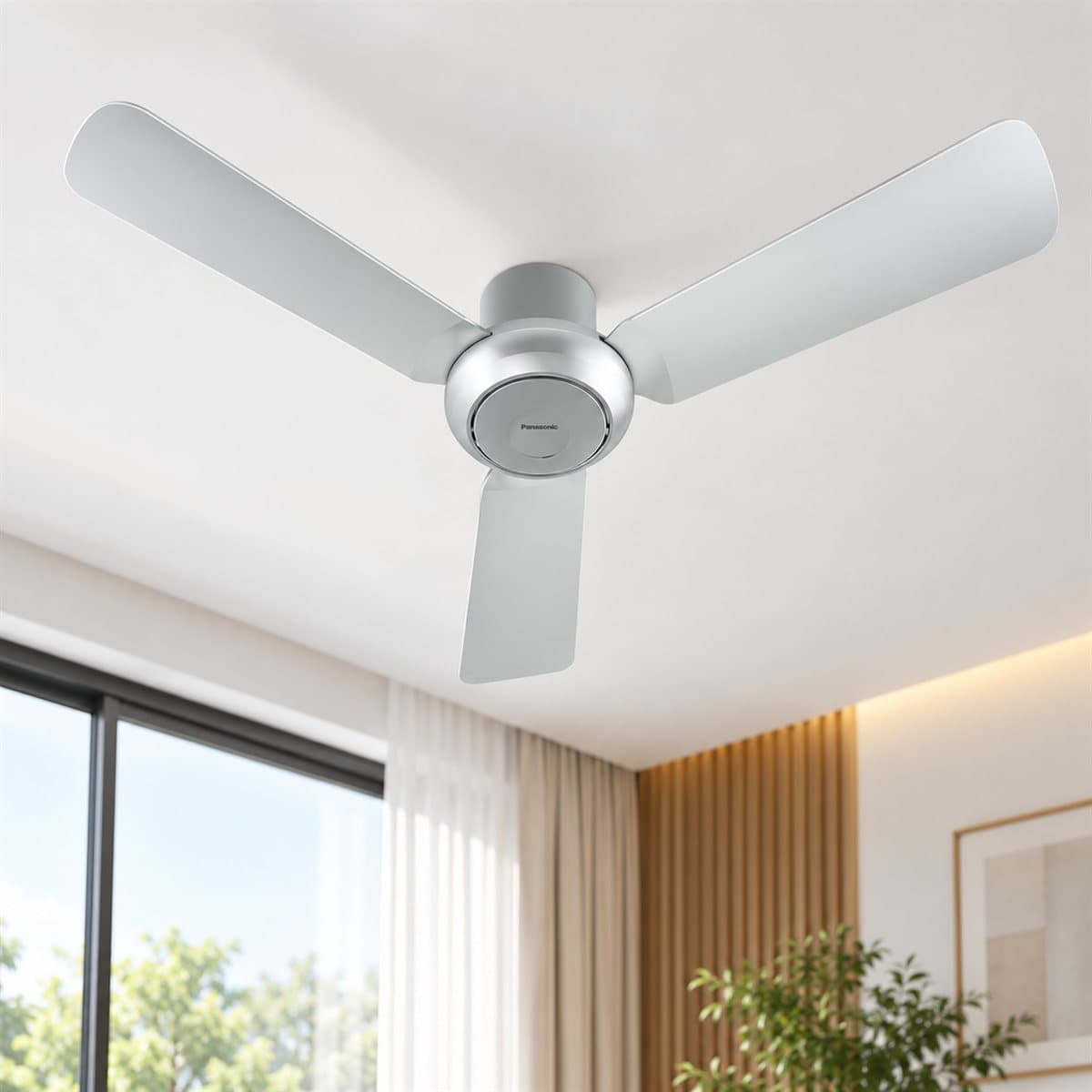 Quạt trần F-48CZL Panasonic đã lắp đặt trong nhà