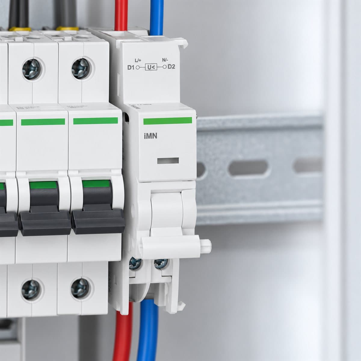 Cuộn bảo vệ thấp áp iMN cho Acti9 iC60 Schneider đã lắp đặt trong nhà
