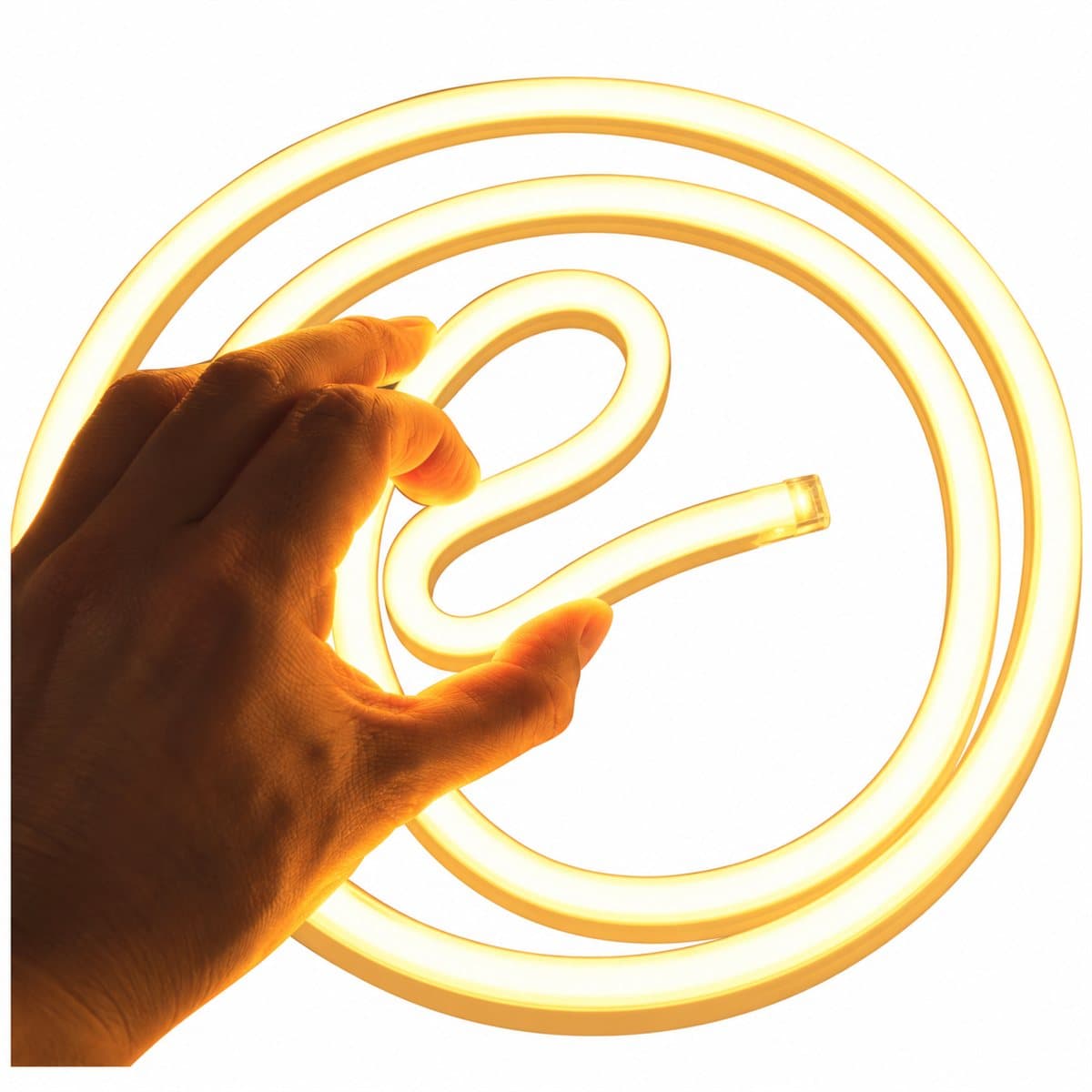 Đèn LED dây neon ngoài trời Panasonic trên nền trắng, ảnh sản phẩm chính diện