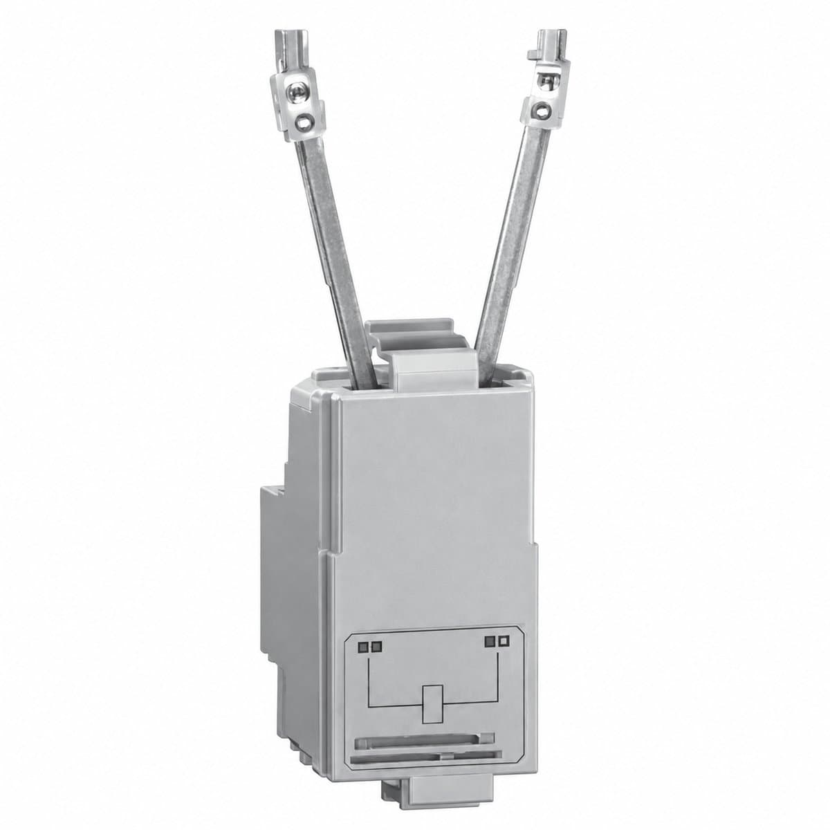Phụ kiện MCCB EasyPact EZC100 Schneider trên nền trắng, ảnh sản phẩm chính diện