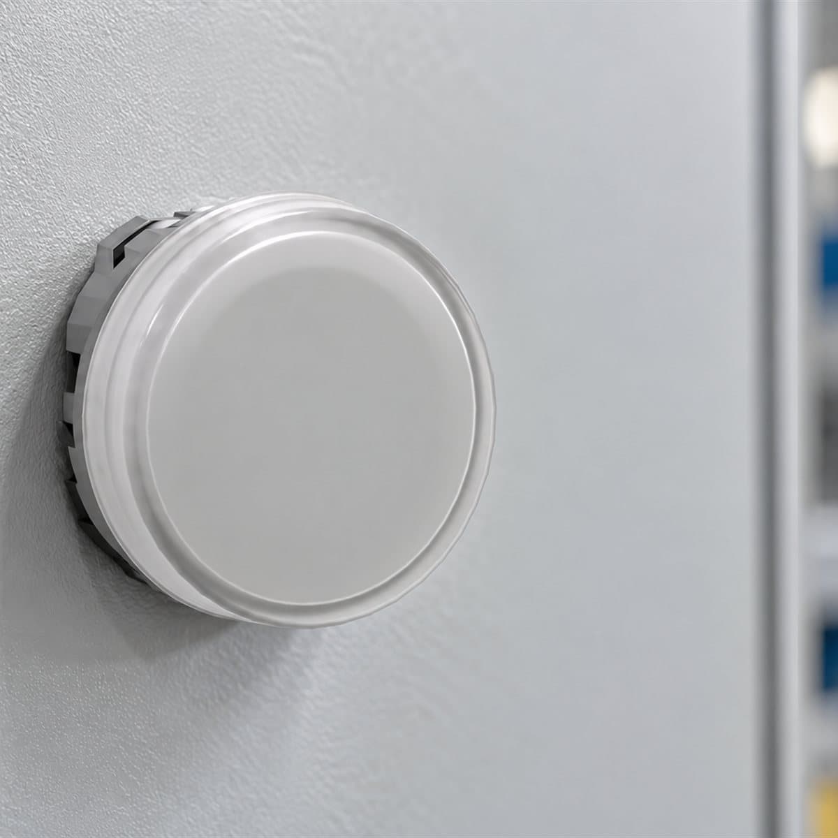 Đầu đèn báo LED Harmony XB4 Schneider đã lắp đặt trong nhà