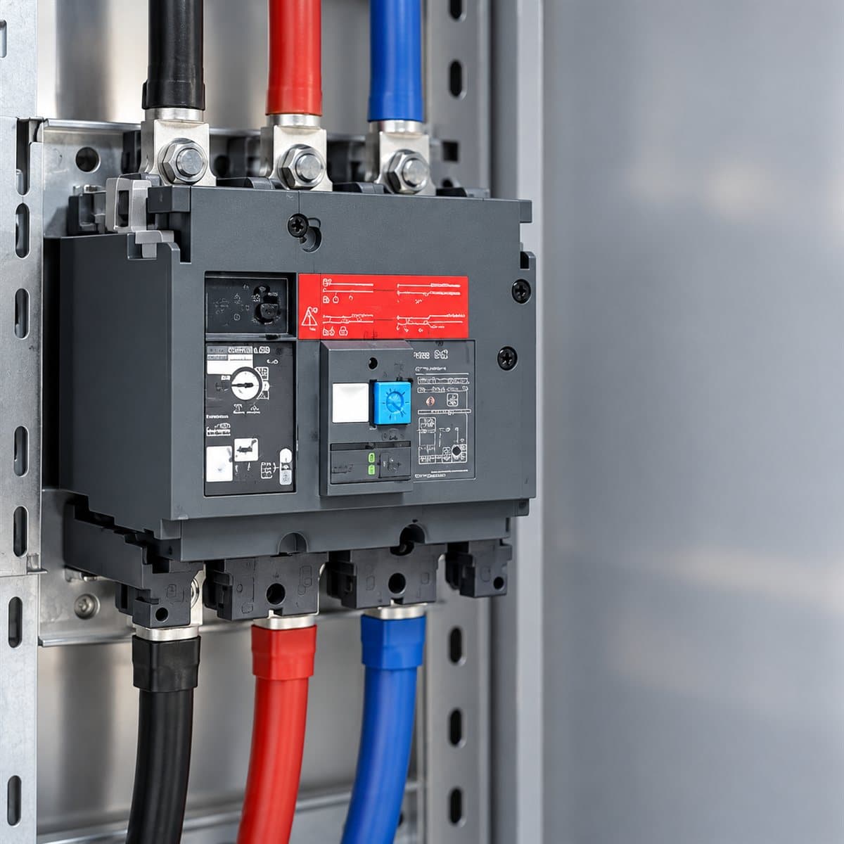 Mô-đun Vigi cho MCCB EasyPact CVS Schneider đã lắp đặt trong nhà