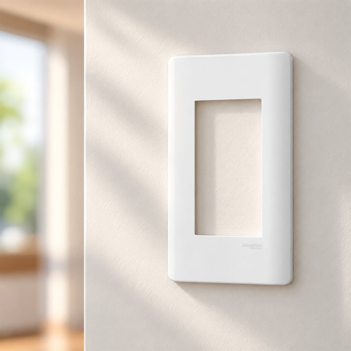 Mặt cho 3 thiết bị ZENcelo A size L Schneider đã lắp đặt trong nhà