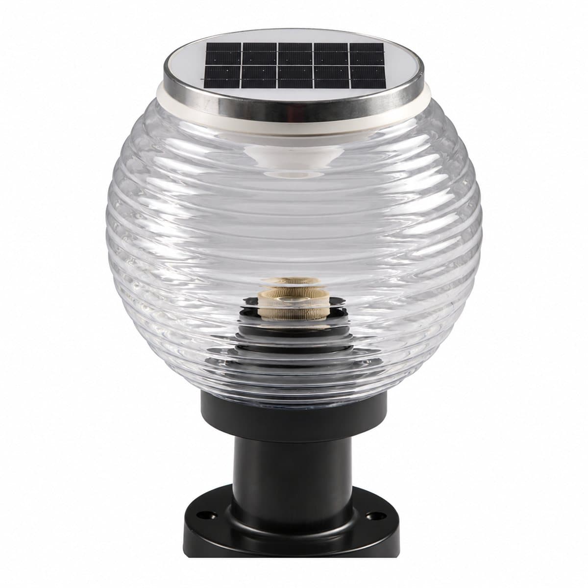 Đèn solar sân vườn NTZ06 Panasonic trên nền trắng, ảnh sản phẩm chính diện