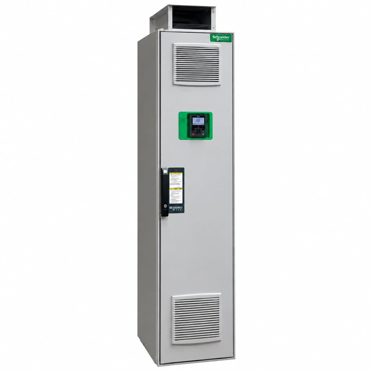 Biến tần Altivar Process ATV900 Schneider trên nền trắng, ảnh sản phẩm chính diện