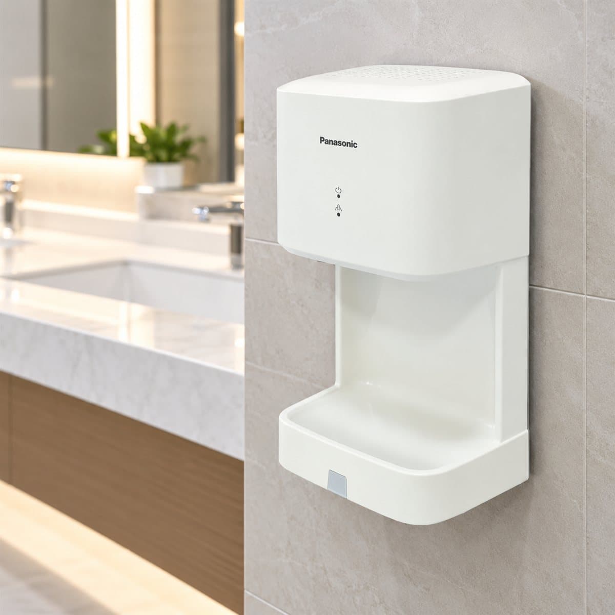 Máy sấy tay Panasonic đã lắp đặt trong nhà