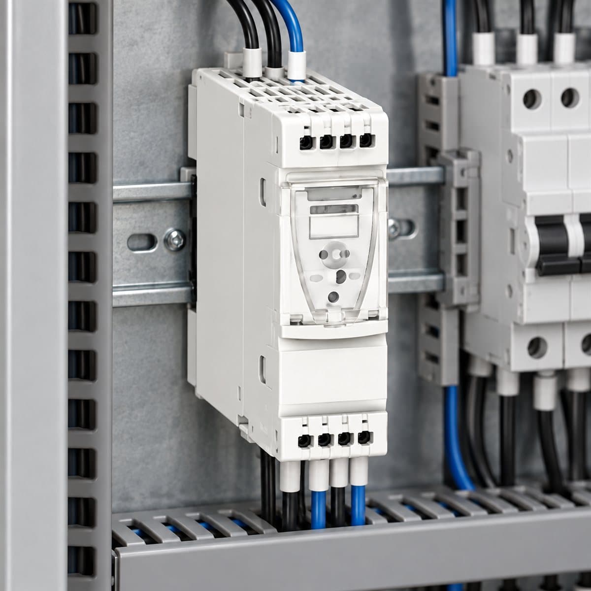Bộ nguồn Modicon Universal ABL8 1/2 pha Schneider đã lắp đặt trong nhà