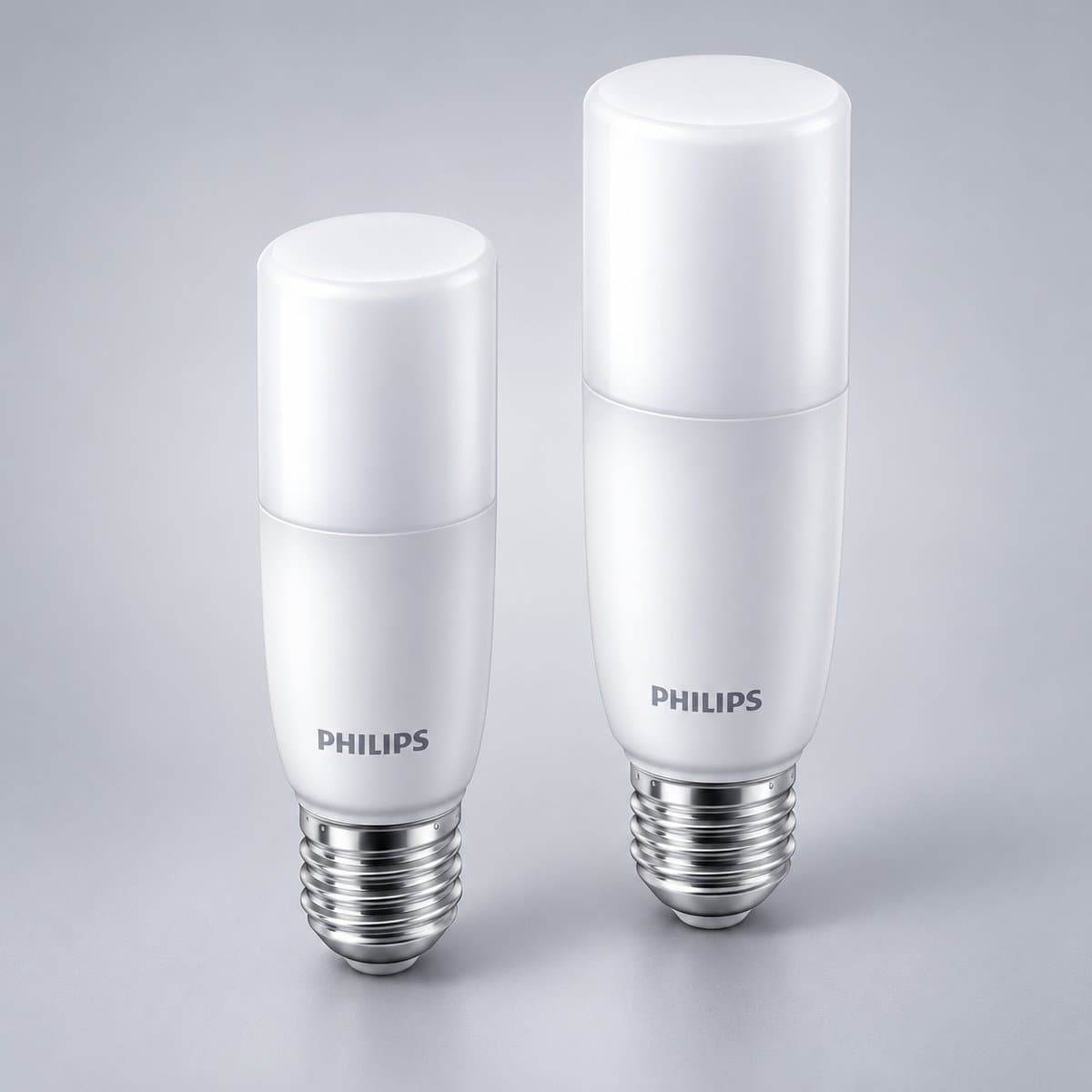 Bóng LEDStick Philips chụp góc nghiêng 3/4, thấy rõ thân và cạnh bên
