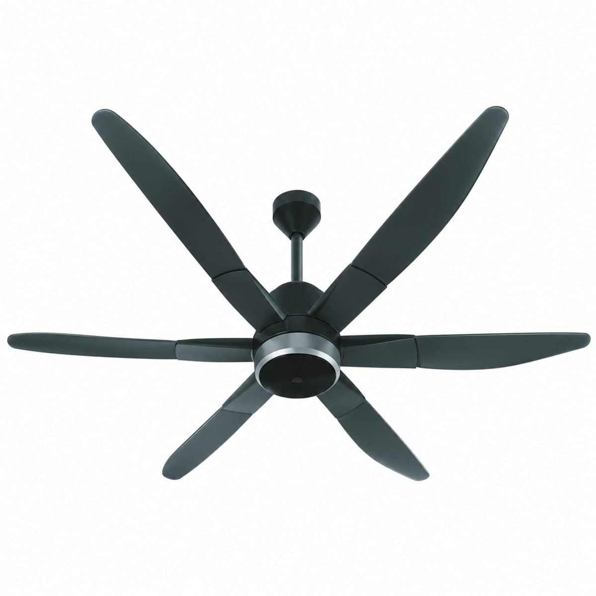 Quạt trần F-70ZBP Panasonic trên nền trắng, ảnh sản phẩm chính diện