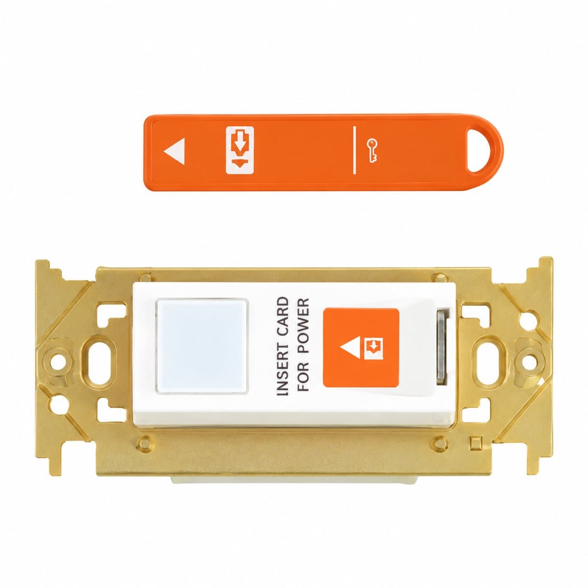 Công tắc thẻ khách sạn WNH5611 Panasonic trên nền trắng, ảnh sản phẩm chính diện