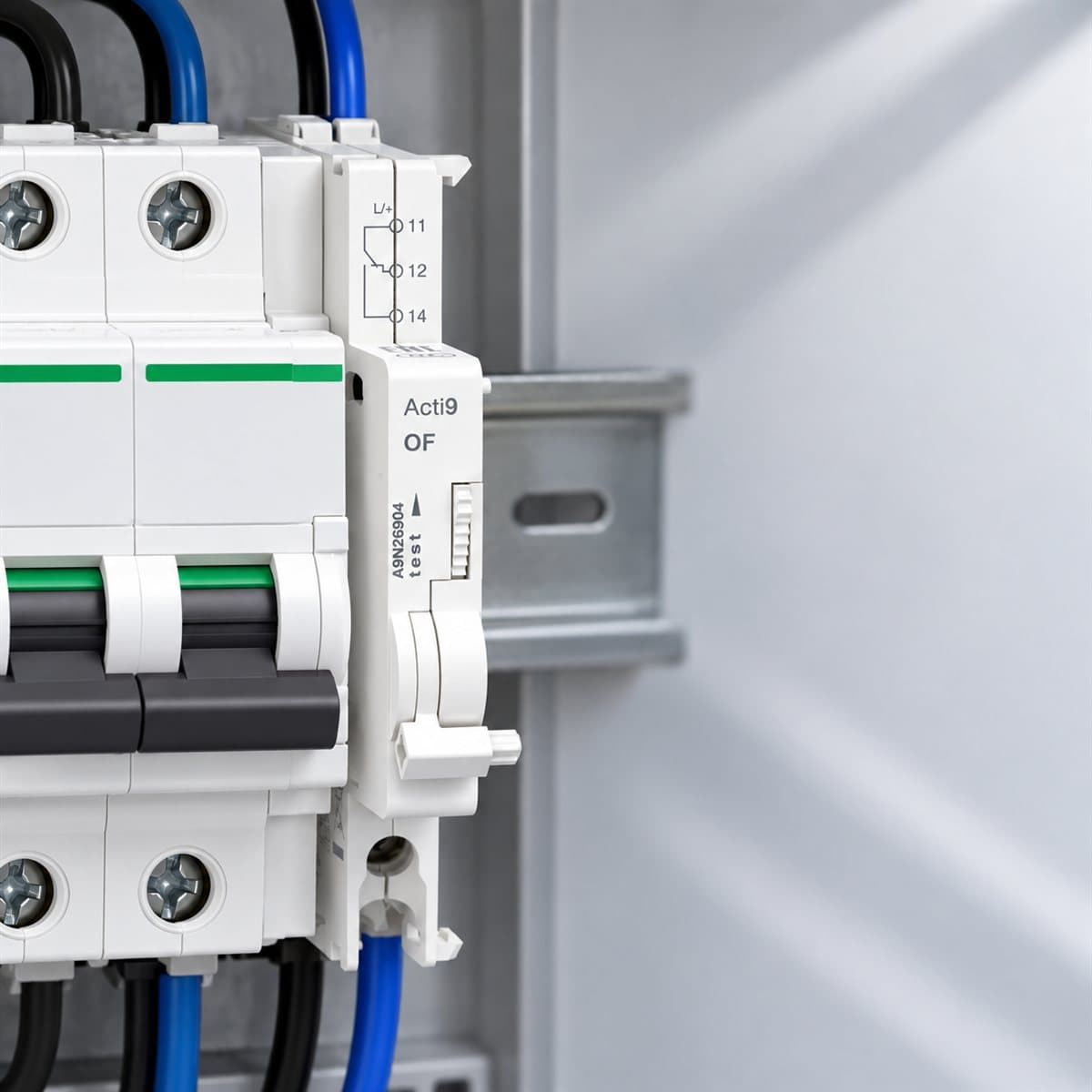 Tiếp điểm phụ & báo lỗi cho Acti9 C60H-DC, C120 Schneider đã lắp đặt trong nhà