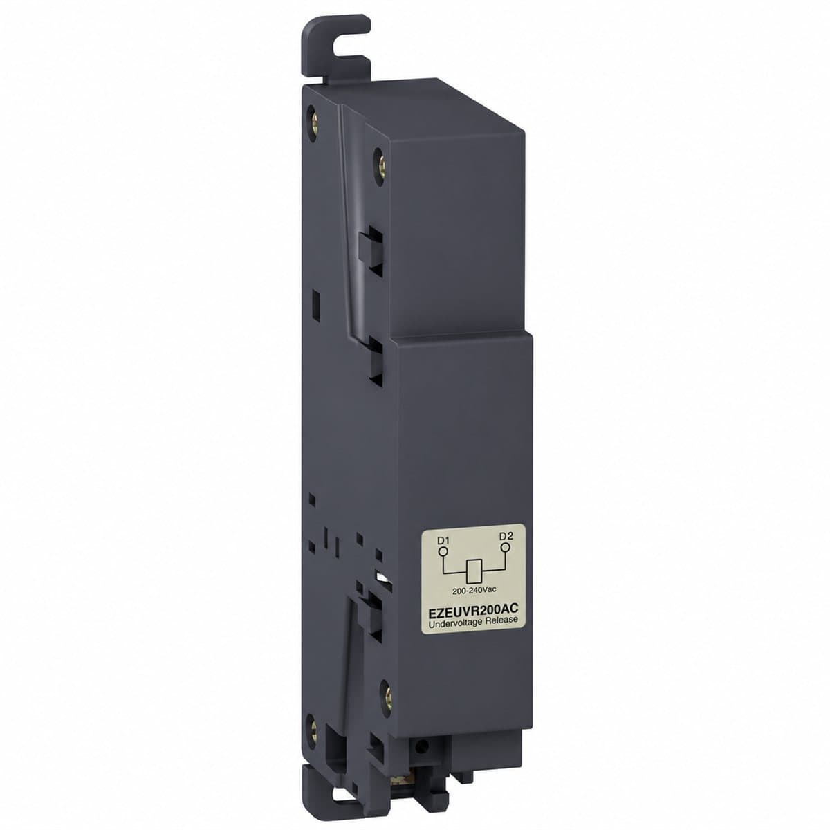 Cuộn bảo vệ thấp áp (UVR) cho EasyPact EZC250 Schneider trên nền trắng, ảnh sản phẩm chính diện