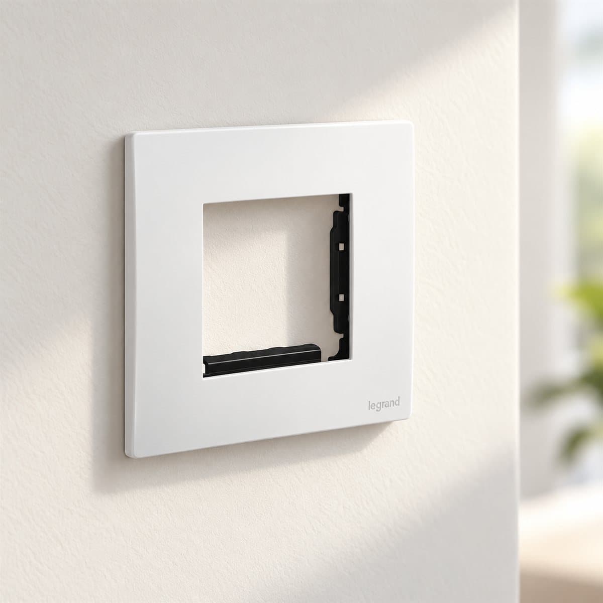 Mặt dùng cho cơ phận Arteor, 2 mô-đun Mallia Senses Legrand đã lắp đặt trong nhà