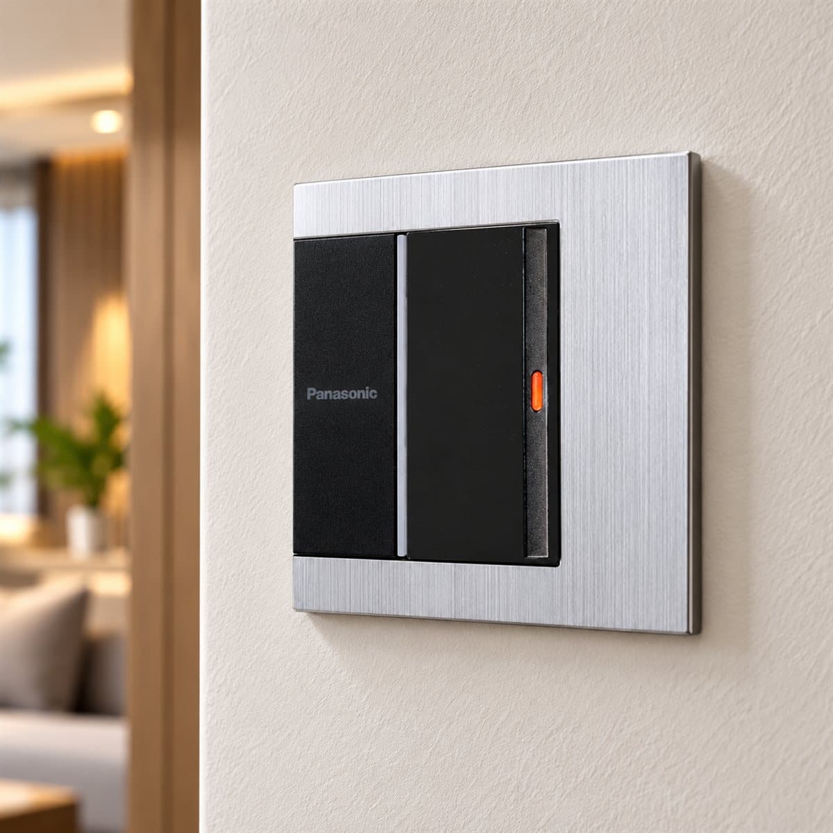 Bộ công tắc D có đèn báo Gen-X Panasonic đã lắp đặt trong nhà