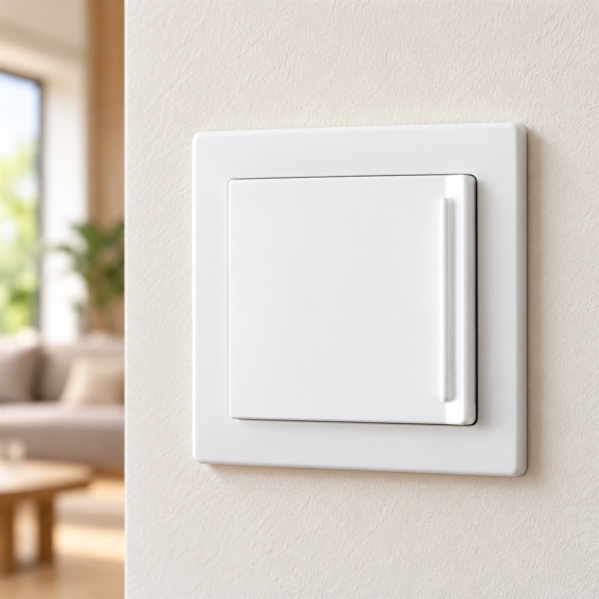 Công tắc B, 1 chiều, loại trung Halumie Panasonic đã lắp đặt trong nhà