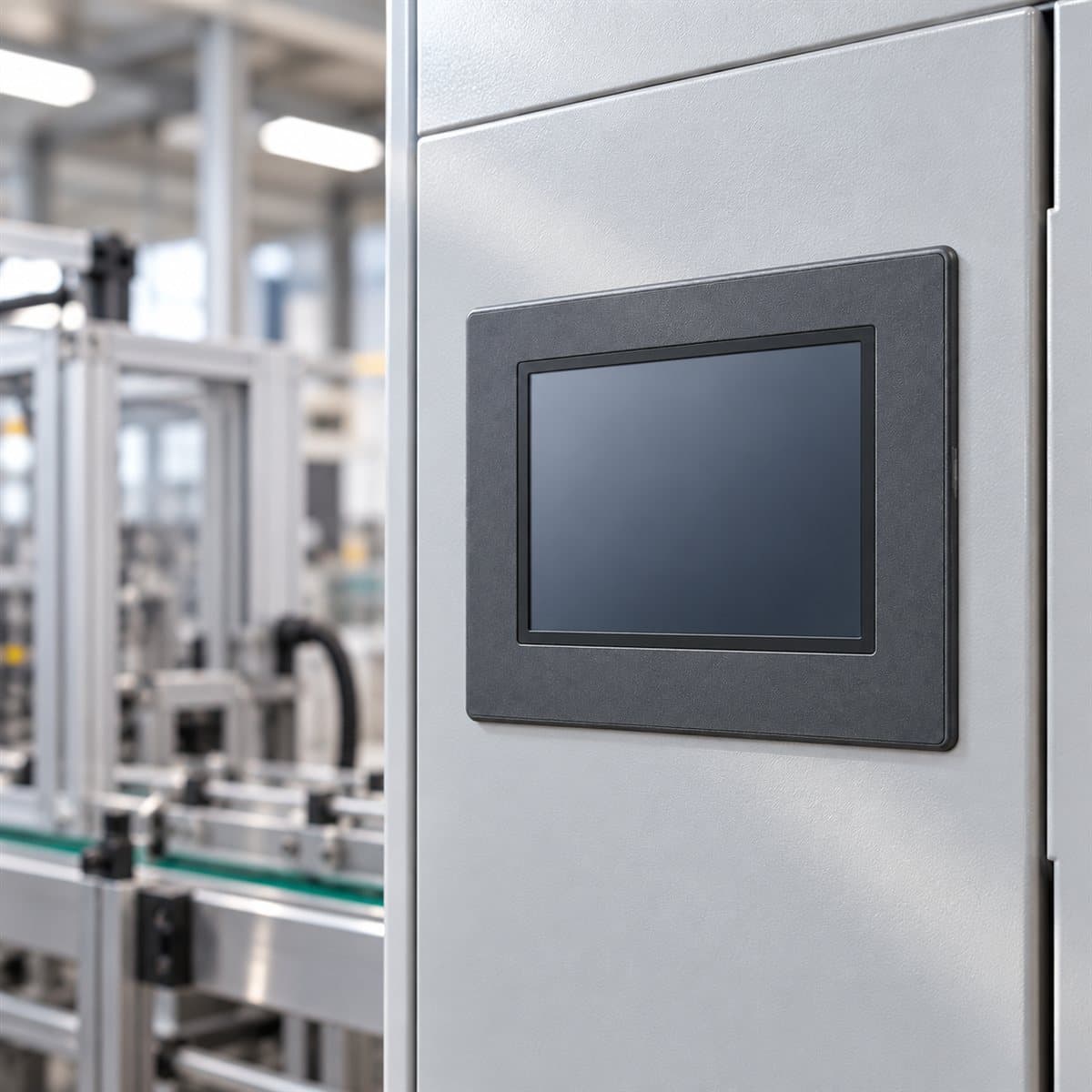 Màn hình điều khiển Pro-face LT4000M Schneider đã lắp đặt trong nhà