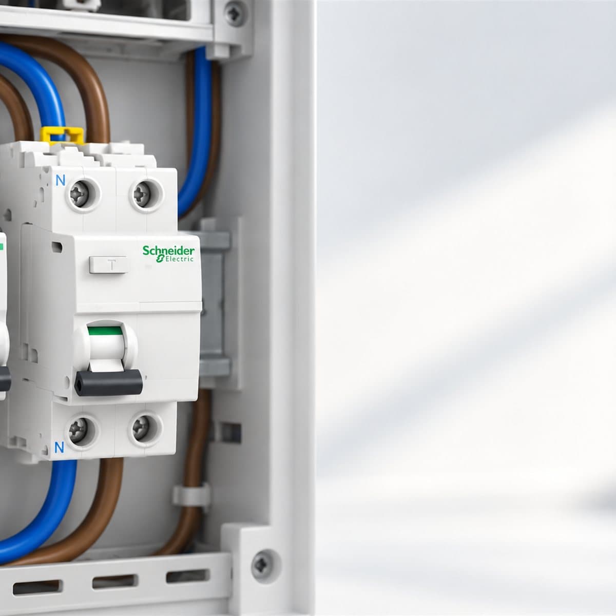 RCCB Acti9 iID Schneider đã lắp đặt trong nhà