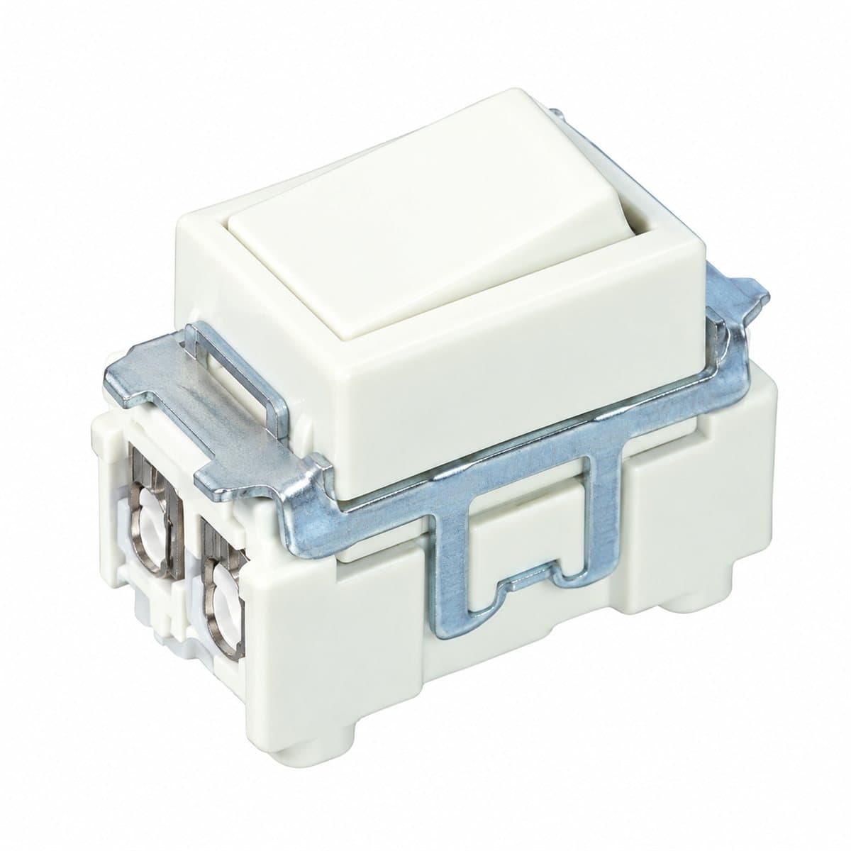 Công tắc B, 1 chiều, loại nổi Full Color Panasonic trên nền trắng, ảnh sản phẩm chính diện