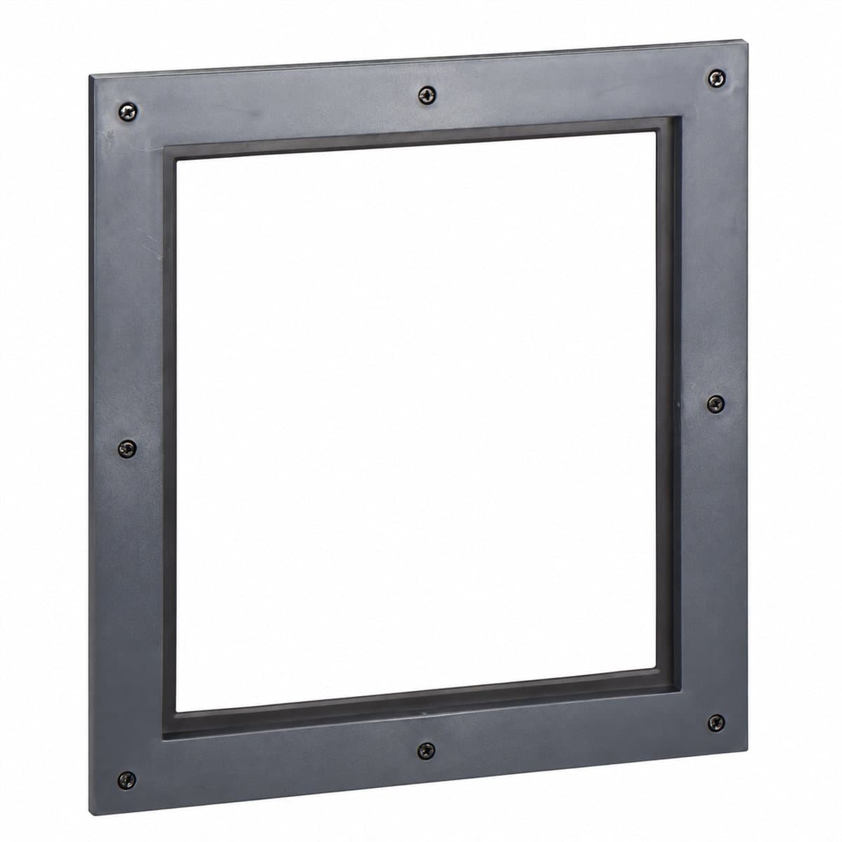 Khung viền mặt tủ (escutcheon) MasterPacT MTZ1 Schneider trên nền trắng, ảnh sản phẩm chính diện