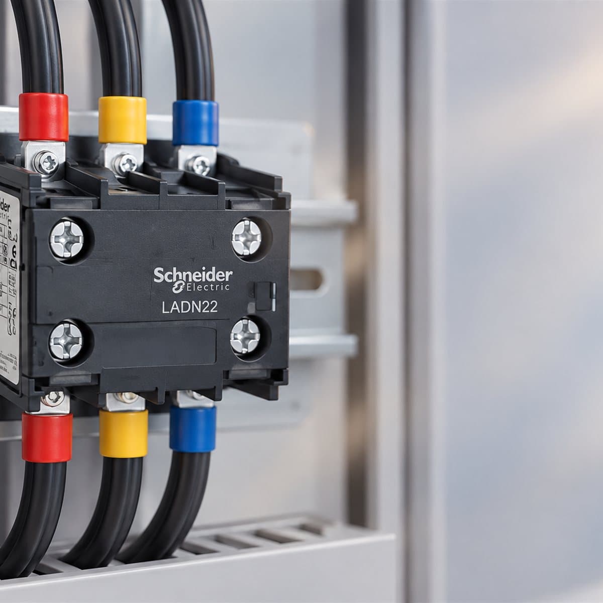 Khối tiếp điểm phụ TeSys K LA1K Schneider đã lắp đặt trong nhà